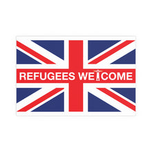 Refugees Welcome Union Jack Portrait and Landscape Poster
