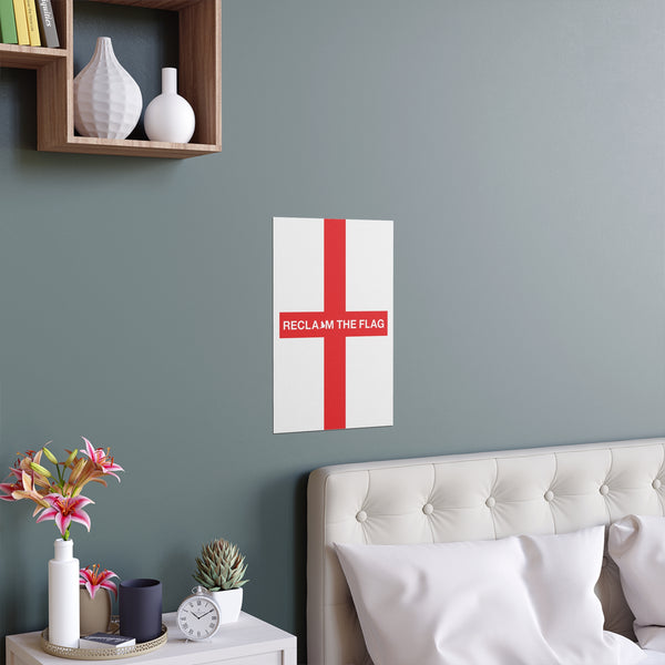 Reclaim the Flag England Portrait and Landscape Poster