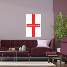 Refugees Welcome England Portrait and Landscape Poster