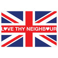 Love Thy Neighbour Union Flag  (L: 200 cm x 120 cm)