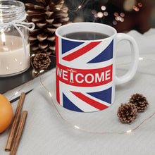 Refugees Welcome Union Jack Flag Mug
