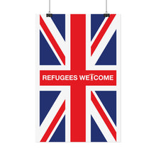 Refugees Welcome Union Jack Poster