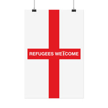 Refugees Welcome England Poster