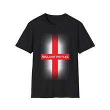 Reclaim the Flag England Flag Blue/Black/Green/Red T-Shirt