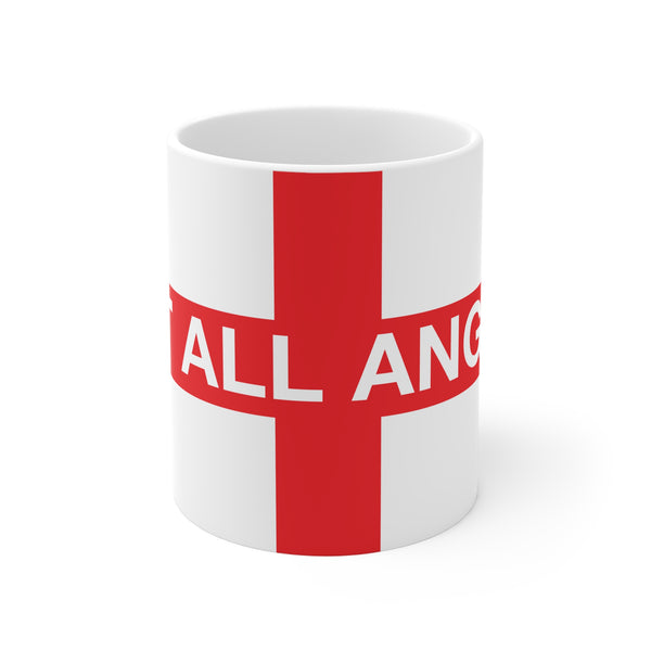 Not All Angles England Flag Mug