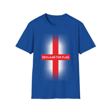 Reclaim the Flag England Flag Blue/Black/Green/Red T-Shirt