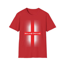 Reclaim the Flag England Flag Blue/Black/Green/Red T-Shirt