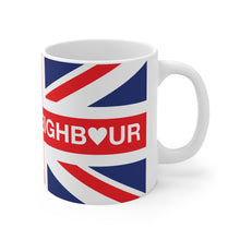 Love Thy Neighbour Union Jack Flag Mug
