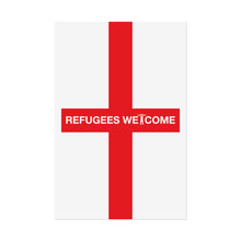 Refugees Welcome England Poster