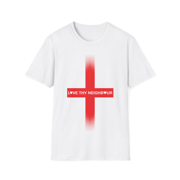 Love thy Neighbour White England T-Shirt
