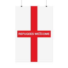 Refugees Welcome England Poster