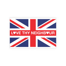 Love Thy Neighbour Union Jack Portrait and Landscape Poster