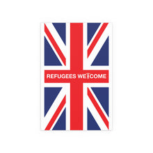 Refugees Welcome Union Jack Portrait and Landscape Poster