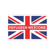 Refugees Welcome Union Jack Portrait and Landscape Poster