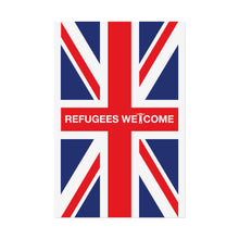 Refugees Welcome Union Jack Poster
