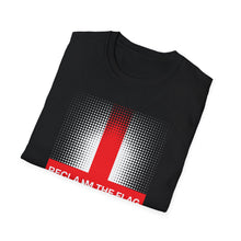 Reclaim the Flag England Flag Blue/Black/Green/Red T-Shirt