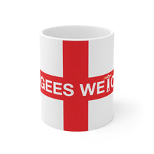 Refugees Welcome England Flag Mug