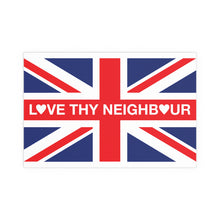 Love Thy Neighbour Union Jack Portrait and Landscape Poster