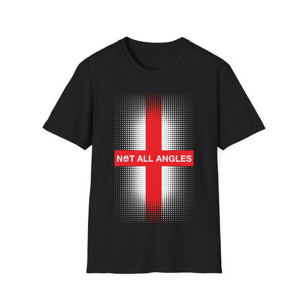 Not All Angles England Flag Blue/Black/Green/Red T-Shirt