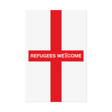 Refugees Welcome England Poster